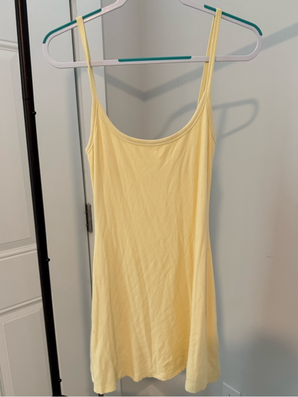Yellow Spaghetti Strap Slip Dress - Lightweight Summer Staple